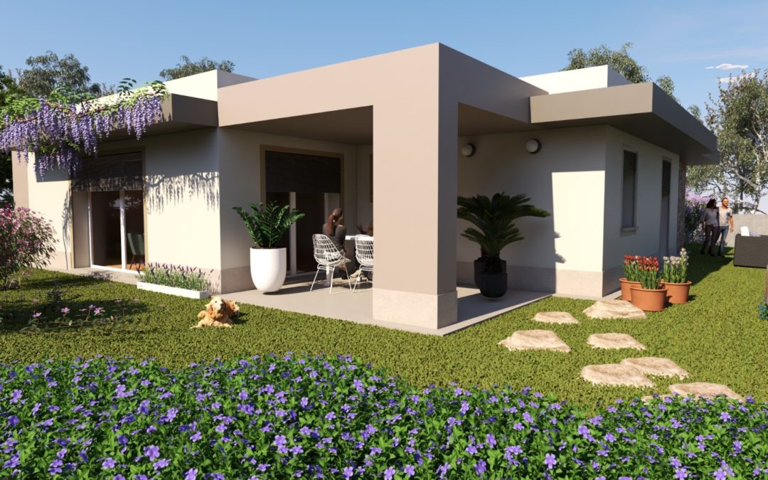 Gavirate: villa singola classe A4 in costruzione